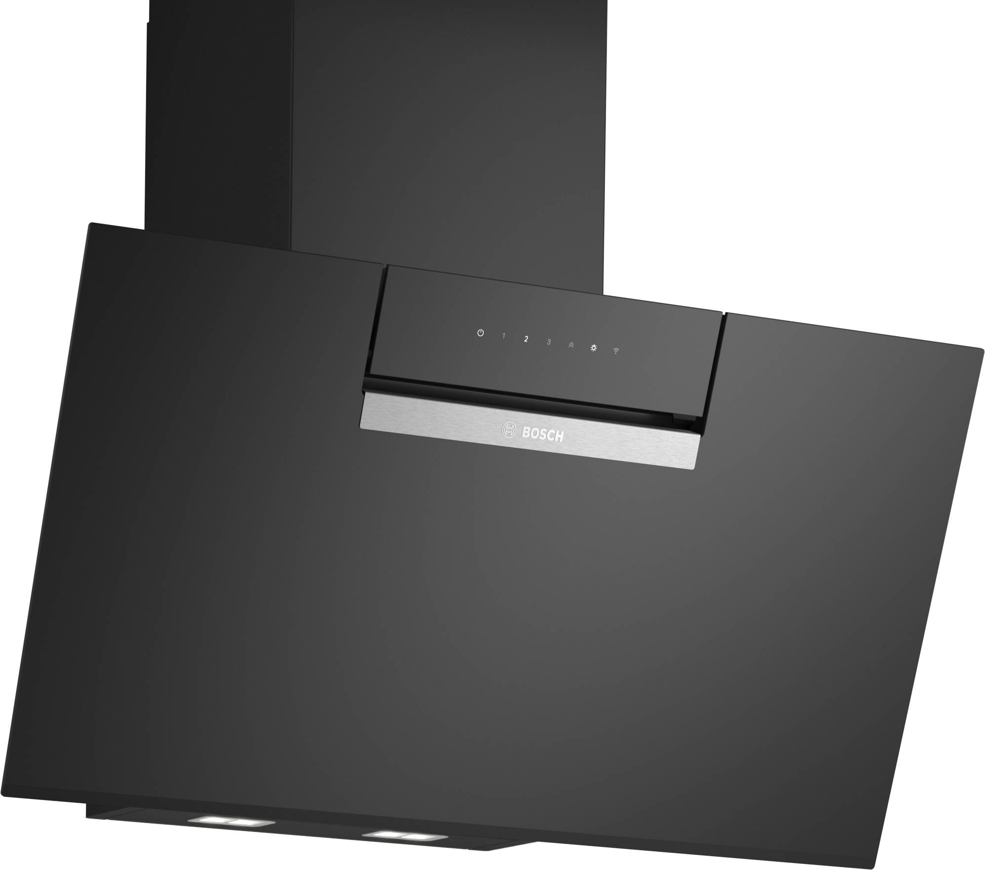 Hotte decorative murale BOSCH 79cm 76dB Noir DWK87FN60