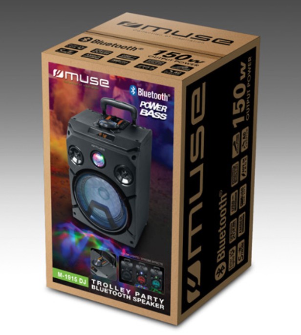 MUSE Enceinte bluetooth M1915DJ