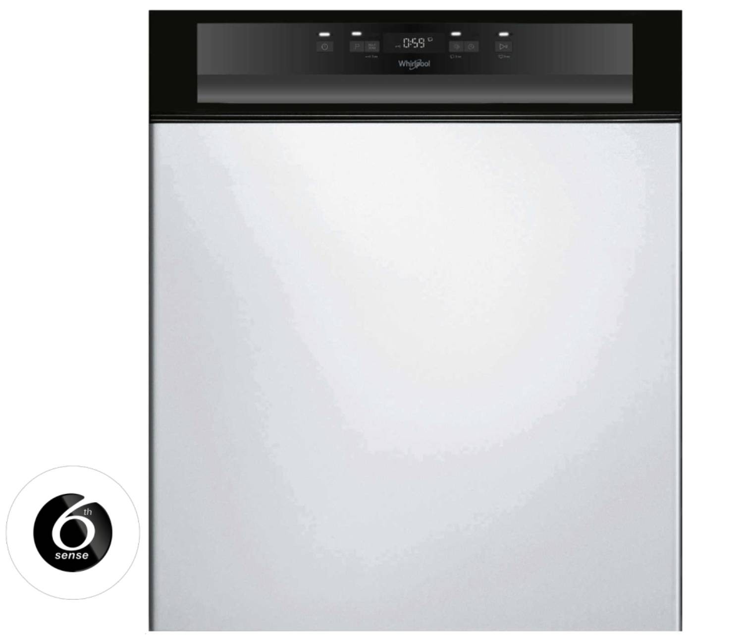 WHIRLPOOL Lave vaisselle integrable 60 cm 6ème Sens Natural Dry 14 couverts - WBC3C34PB