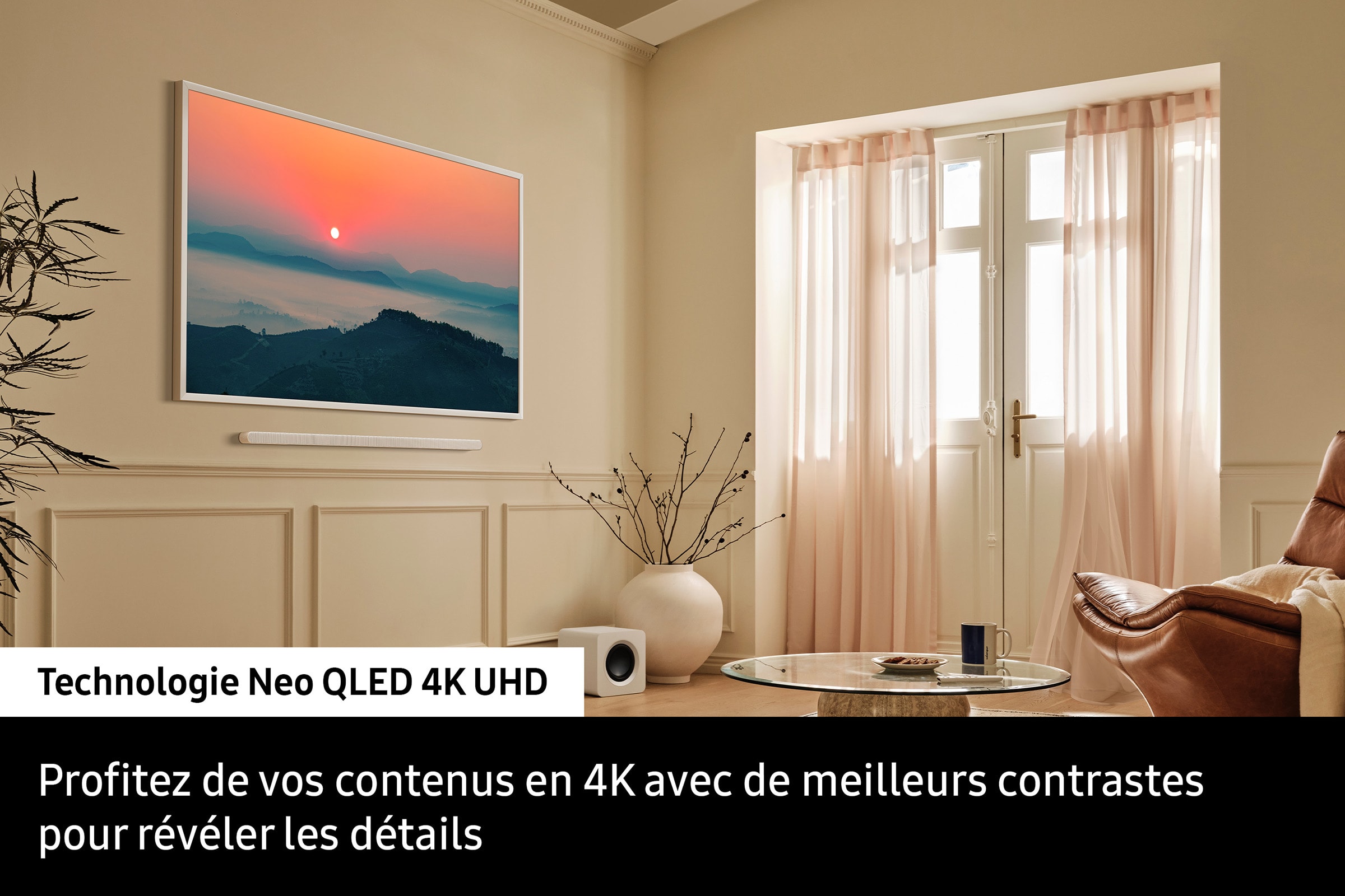 TV Neo QLED 4K 163 cm SAMSUNG - TQ65LS03FW TV Neo QLED 4K 163 cm SAMSUNG - TQ65LS03FW