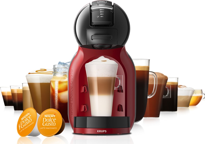 Cafetière à dosette KRUPS Play et Select Rouge - YY5219FD