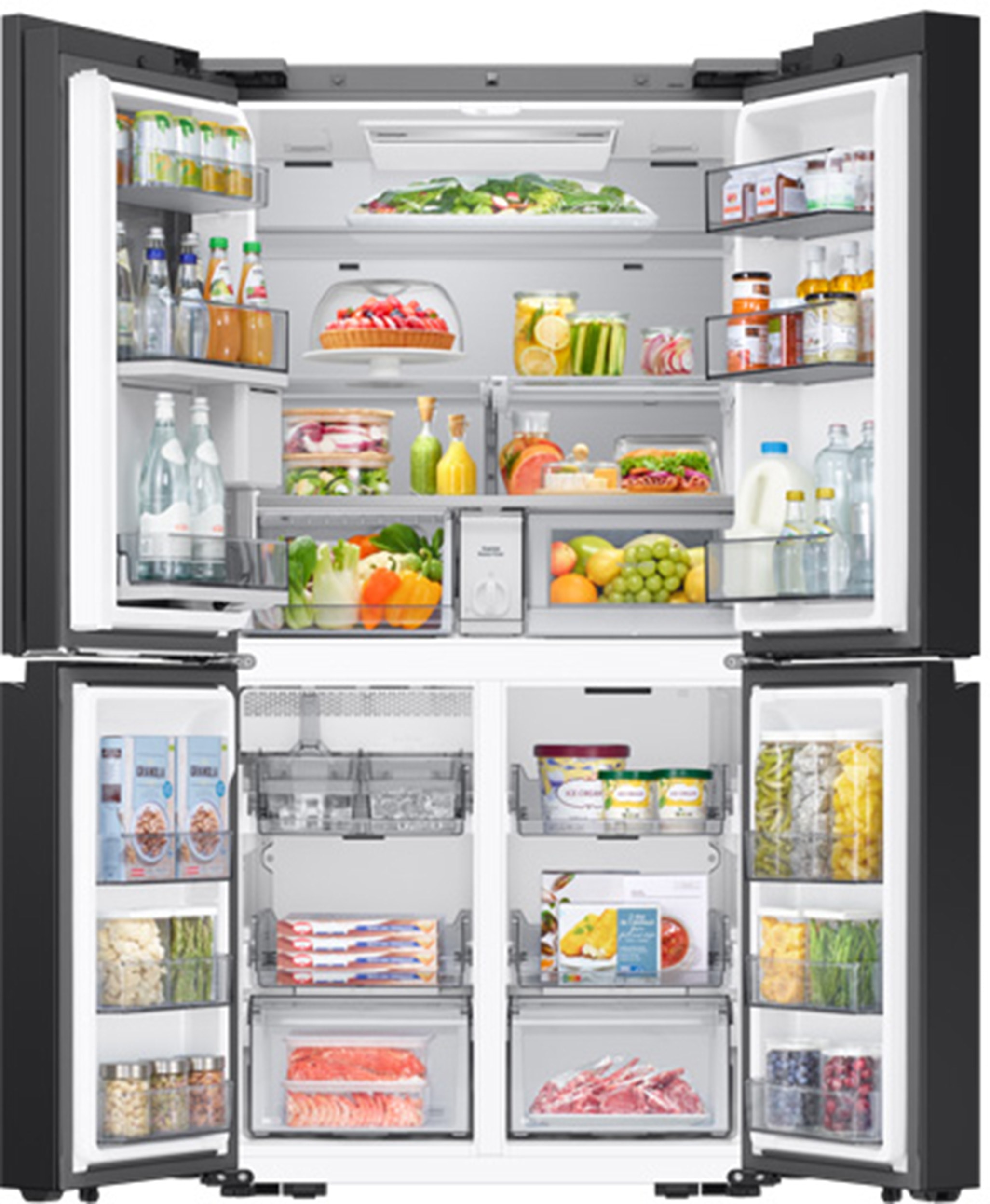 Réfrigérateur 4 portes SAMSUNG 654L No Frost Inox - RM90F67CEC