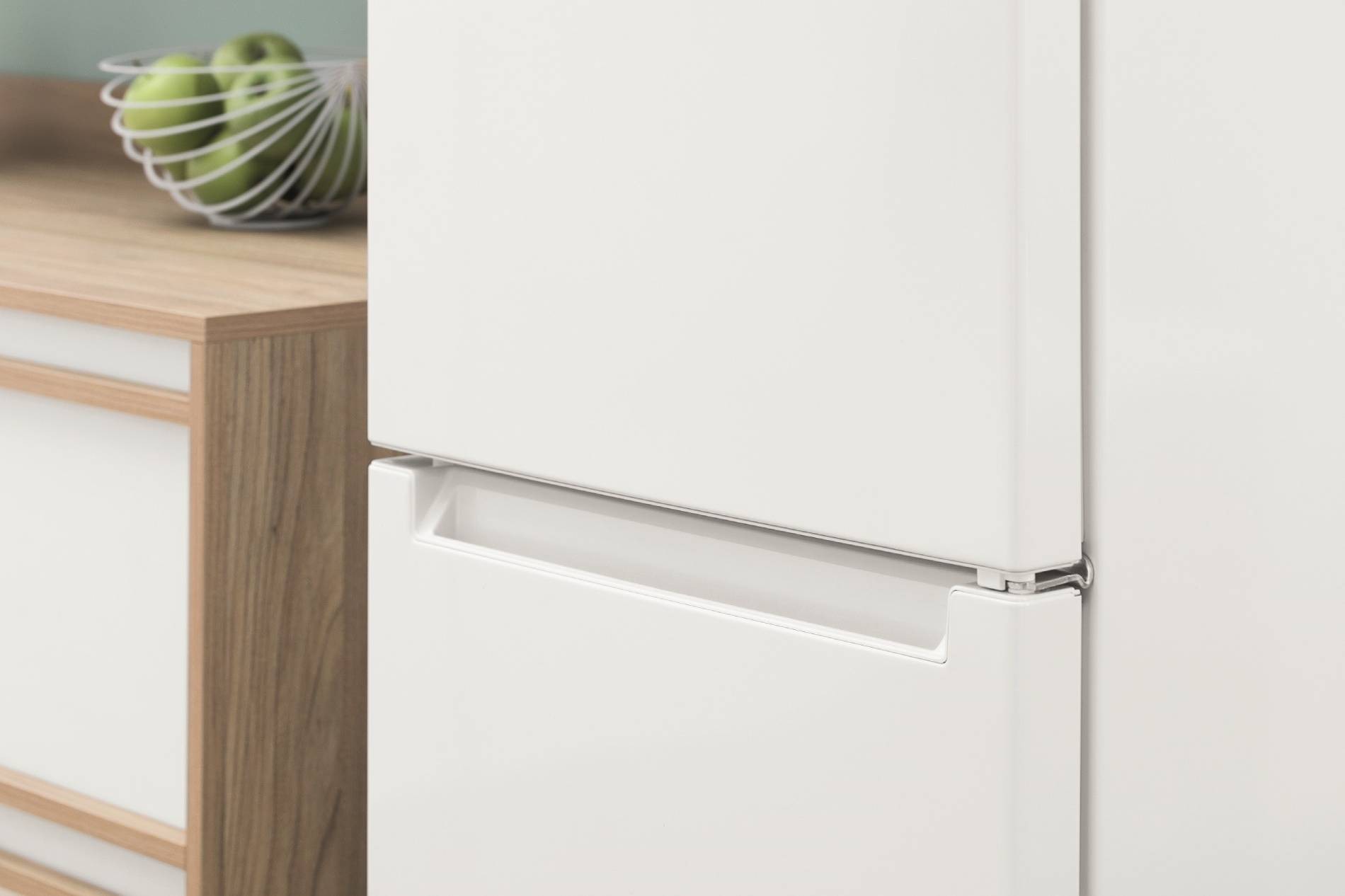 Réfrigérateur congélateur bas INDESIT No Frost 223L Blanc - XIT8T1EW