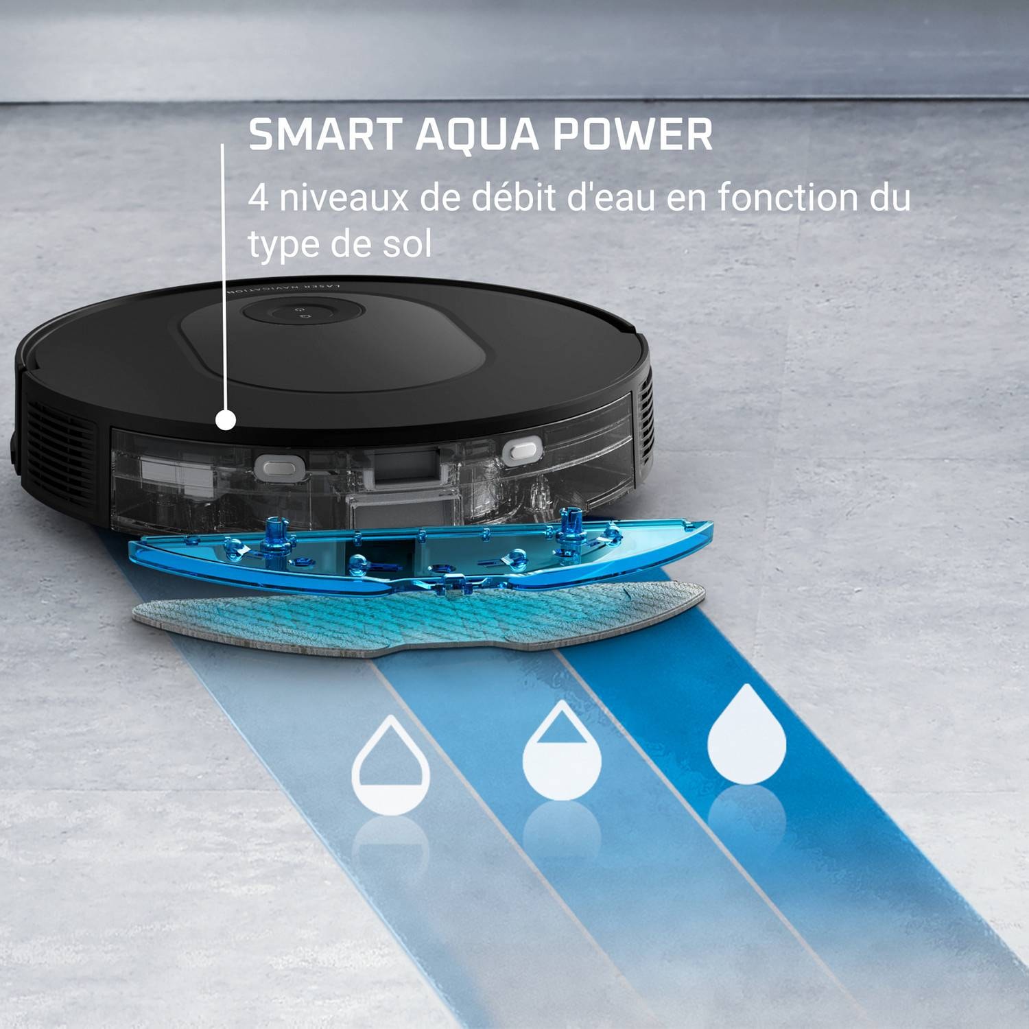Aspirateur robot laveur ROWENTA Laveur, X-PLORER Serie 65, Noir - RR8L65WH Aspirateur robot laveur ROWENTA Laveur, X-PLORER Serie 65, Noir - RR8L65WH