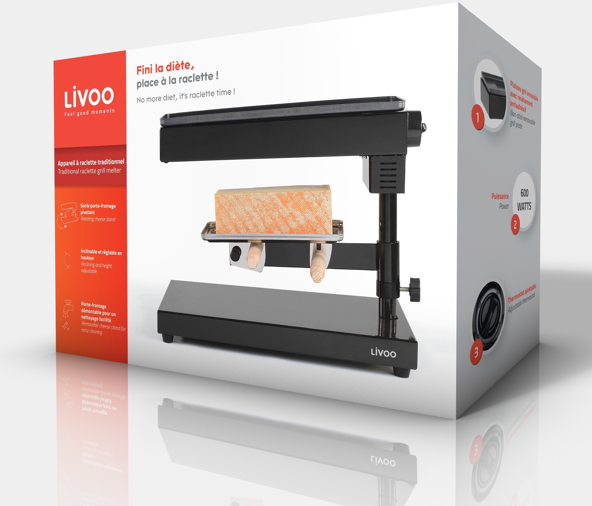 Raclette Multifonction LIVOO  - DOC159