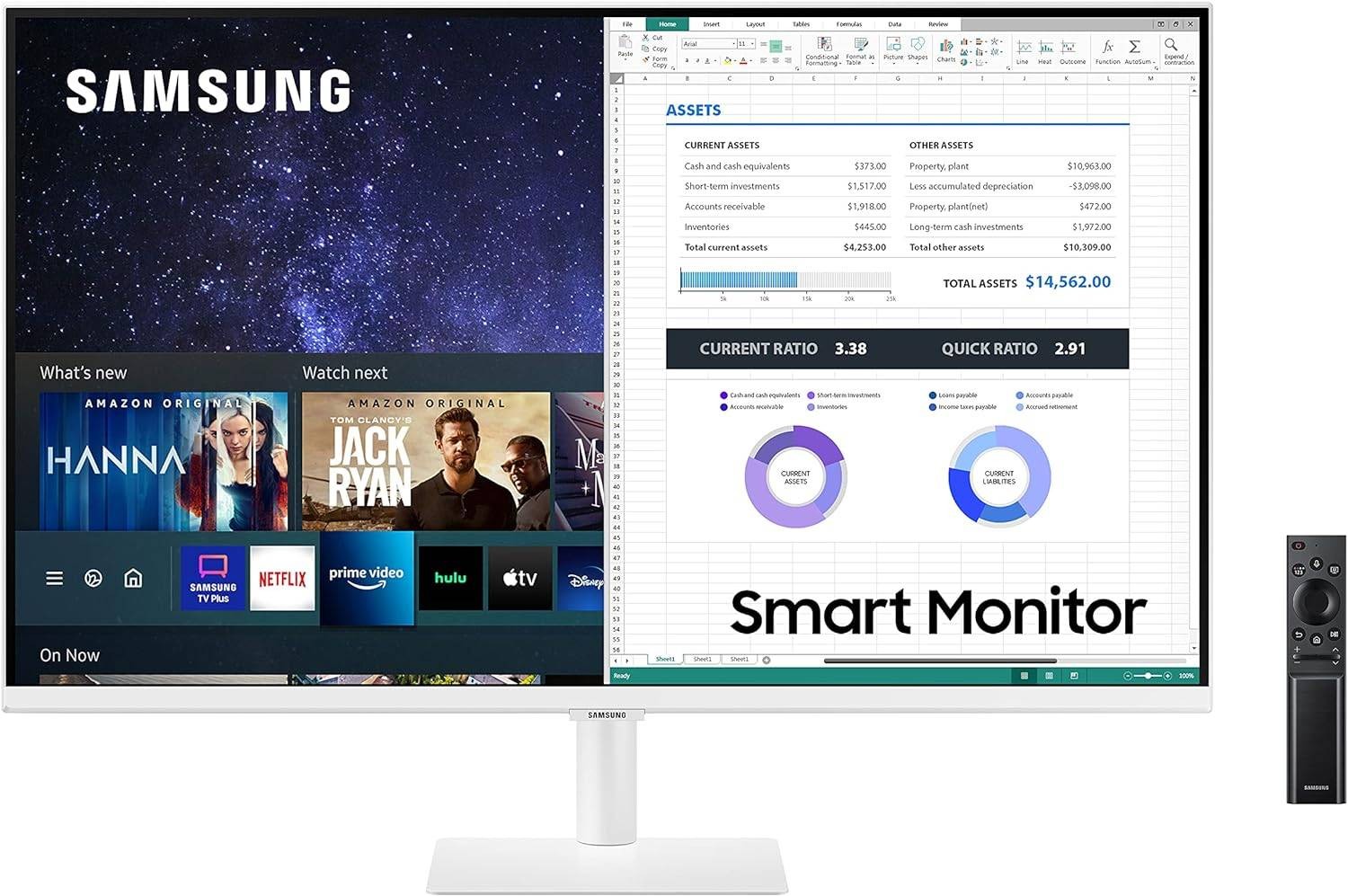 SAMSUNG Ecran 32 pouces Full HD Smart Monitor M5  LS32AM503NUXEN