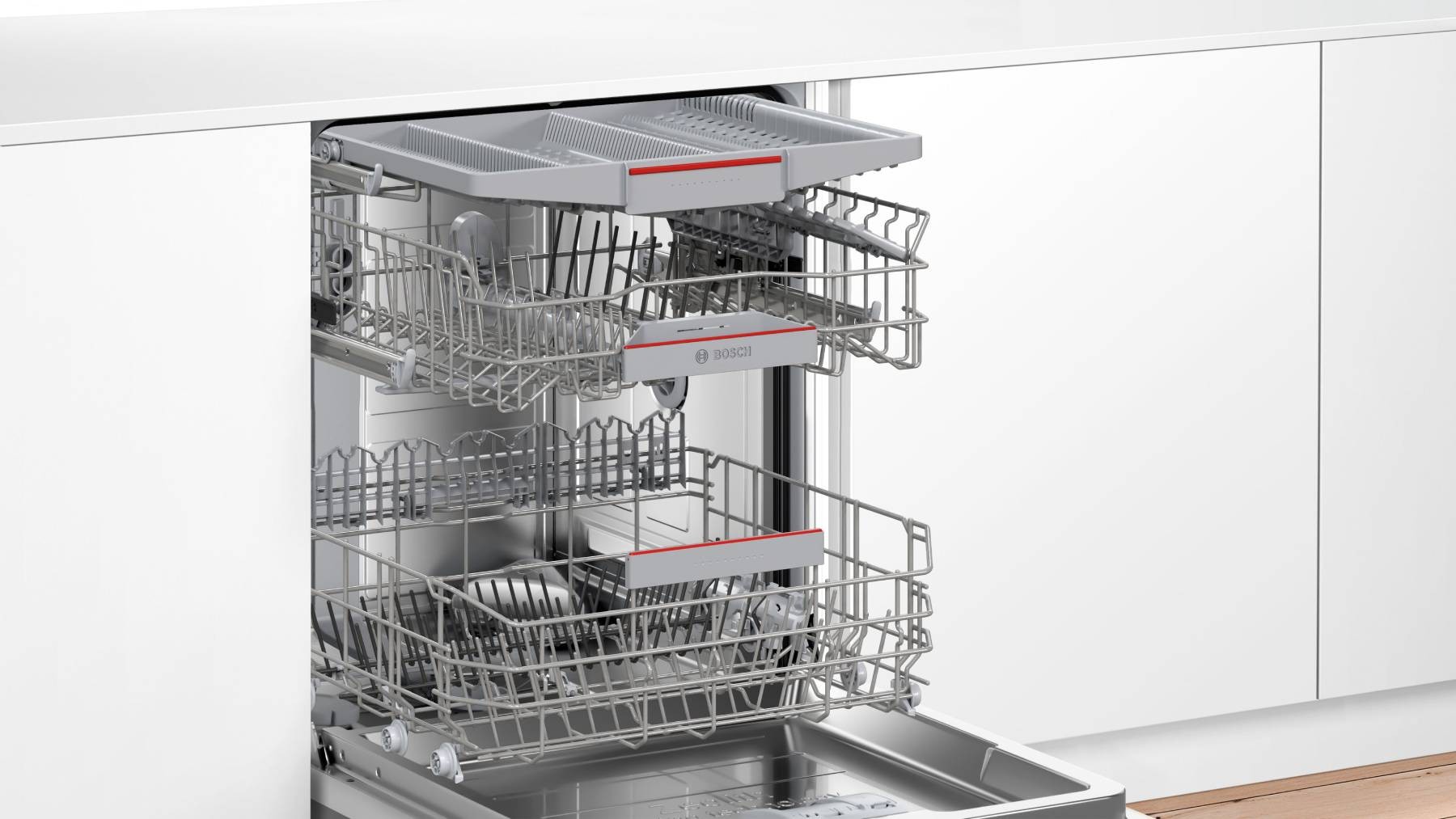 BOSCH Lave vaisselle tout integrable 60 cm Série 6 6 programmes 44dB 14 couverts  - SBD6TCX00E