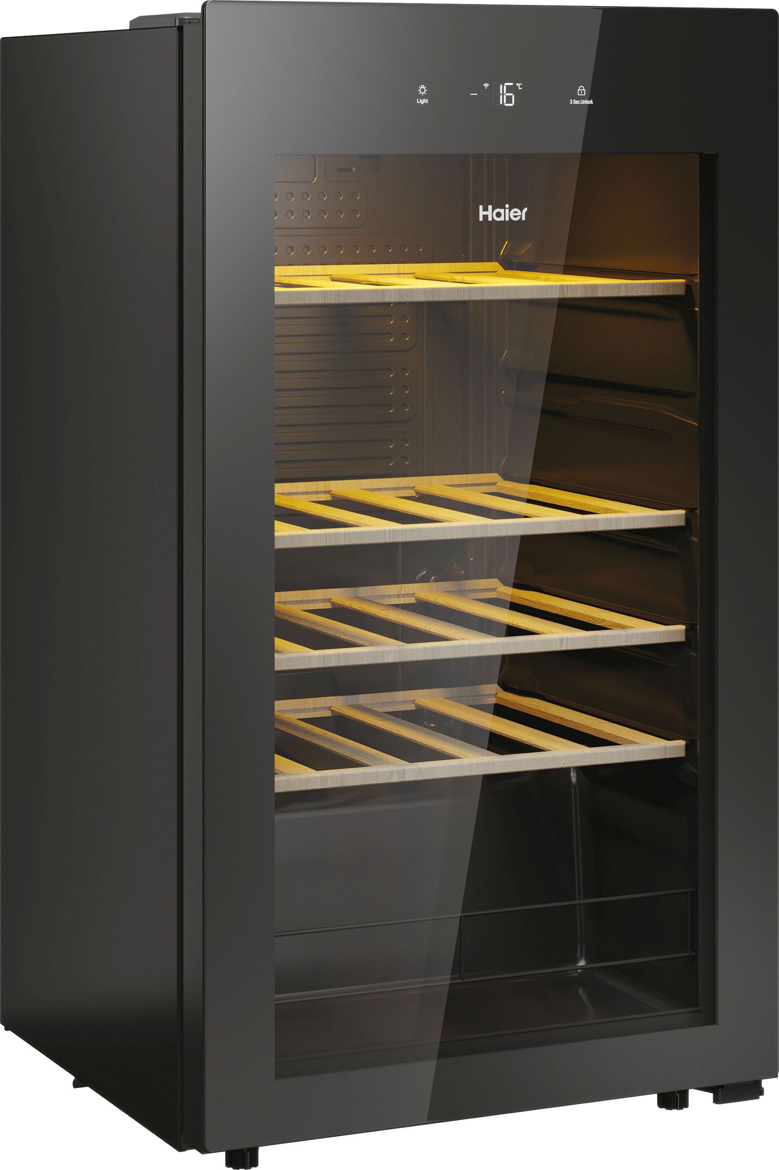 Cave à vin de service HAIER 34 bouteilles Noire - HWS34GGH1