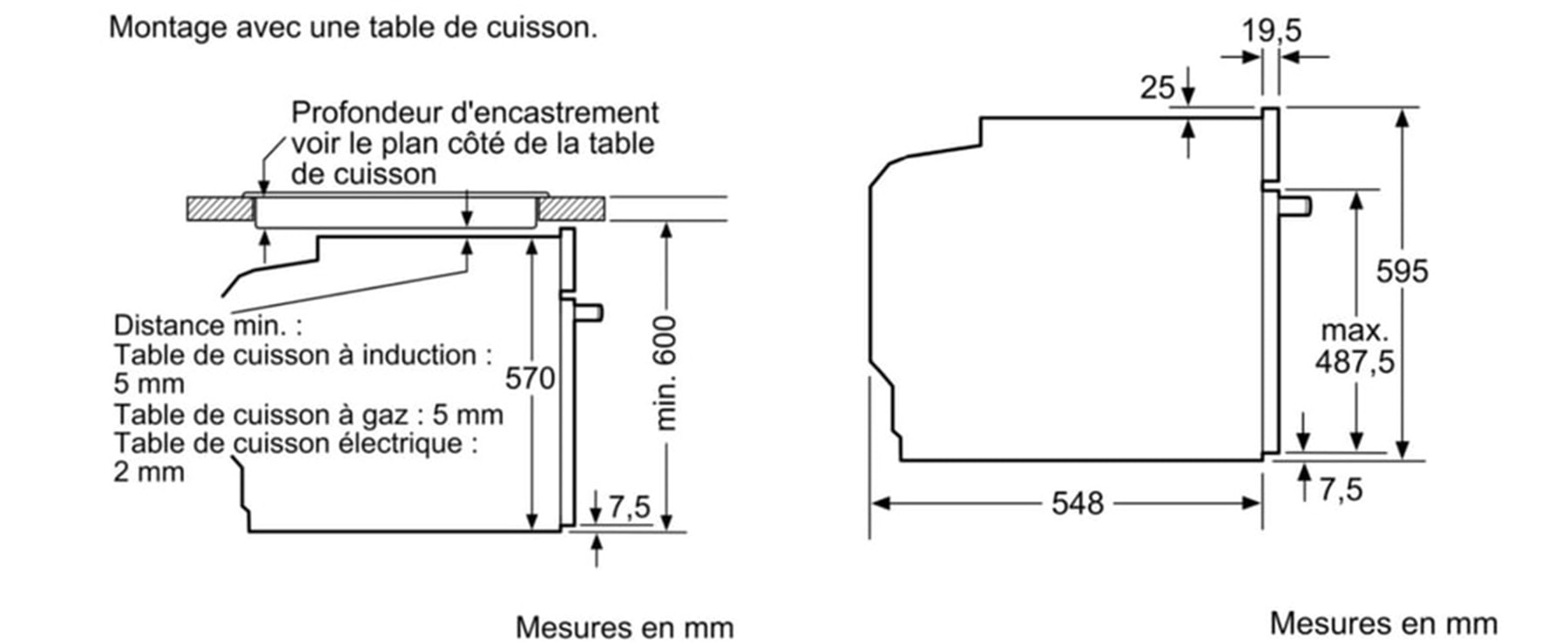 Four encastrable pyrolyse BOSCH Série 4 AutoPilot10 HotAir 3D 71L Inox - HRA574BS0 Four encastrable pyrolyse BOSCH Série 4 AutoPilot10 HotAir 3D 71L Inox - HRA574BS0