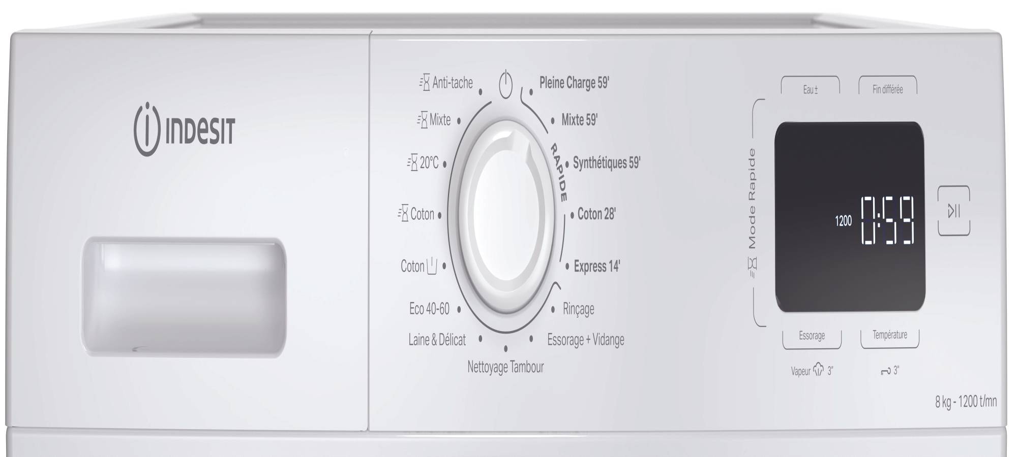 Lave linge Frontal INDESIT - IMW862MYTIMEFR Lave linge Frontal INDESIT - IMW862MYTIMEFR