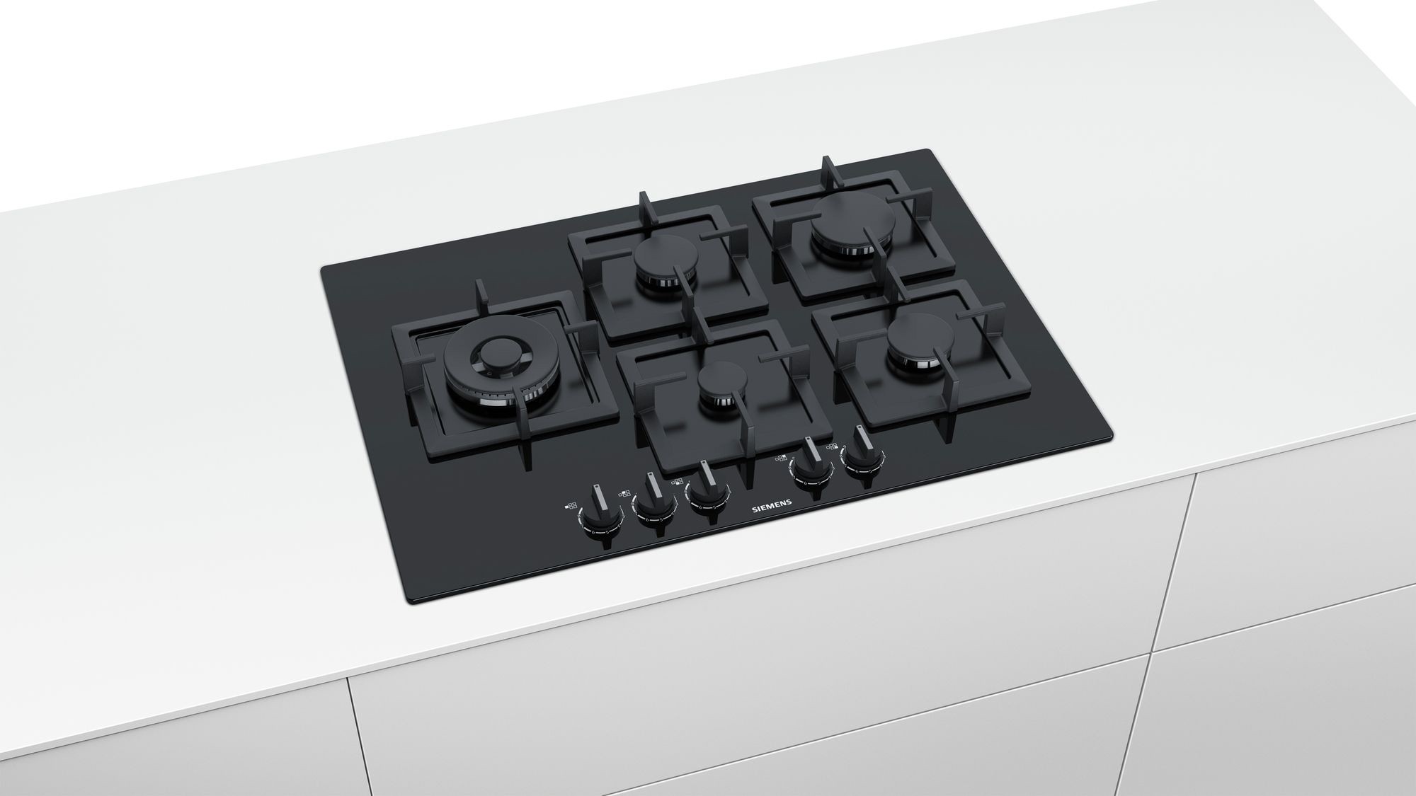 SIEMENS Plaque gaz iQ500 5 Foyers 4000W Noir
