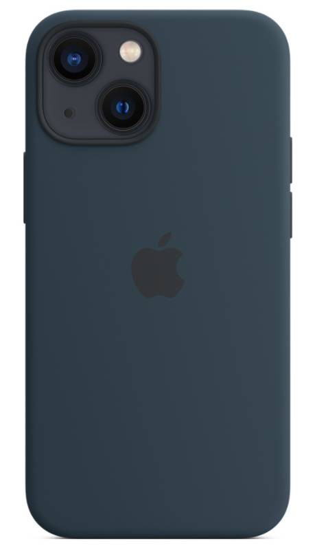 APPLE Coque iPhone 13 Mini silicone Bleue - MM213ZM/A
