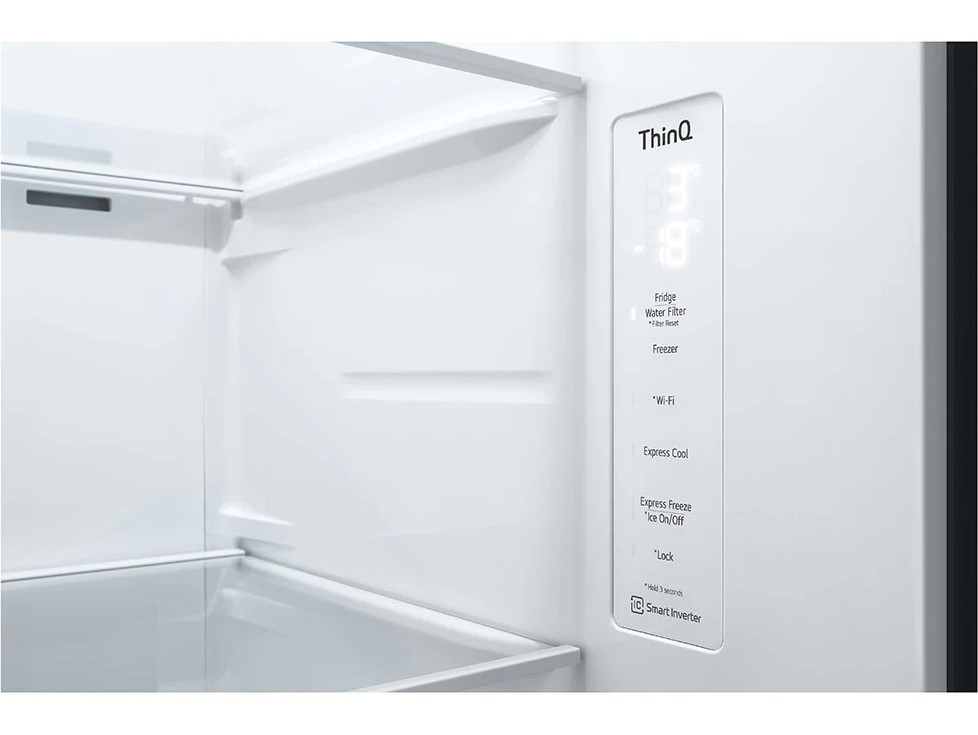 LG Réfrigérateur américain Smart Diagnosis Door Cooling+ 635L Inox - GSLV70DSTF