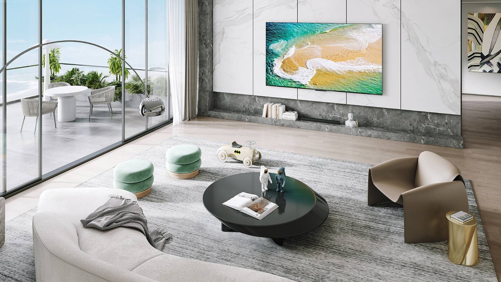 TCL TV QLED 4K 139 cm 55"