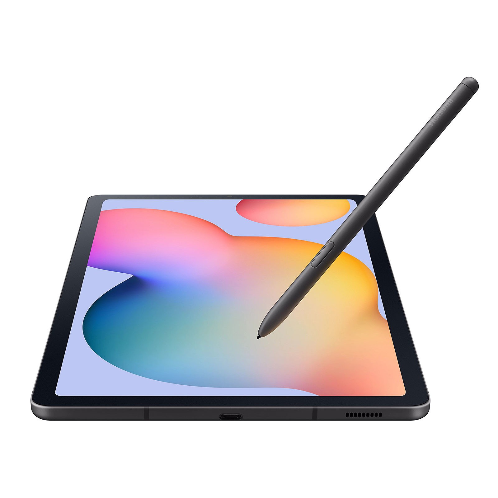 SAMSUNG Tablette tactile Galaxy Tab S6 Lite WiFi 64Go Argent - SM-P610NZAAXEF