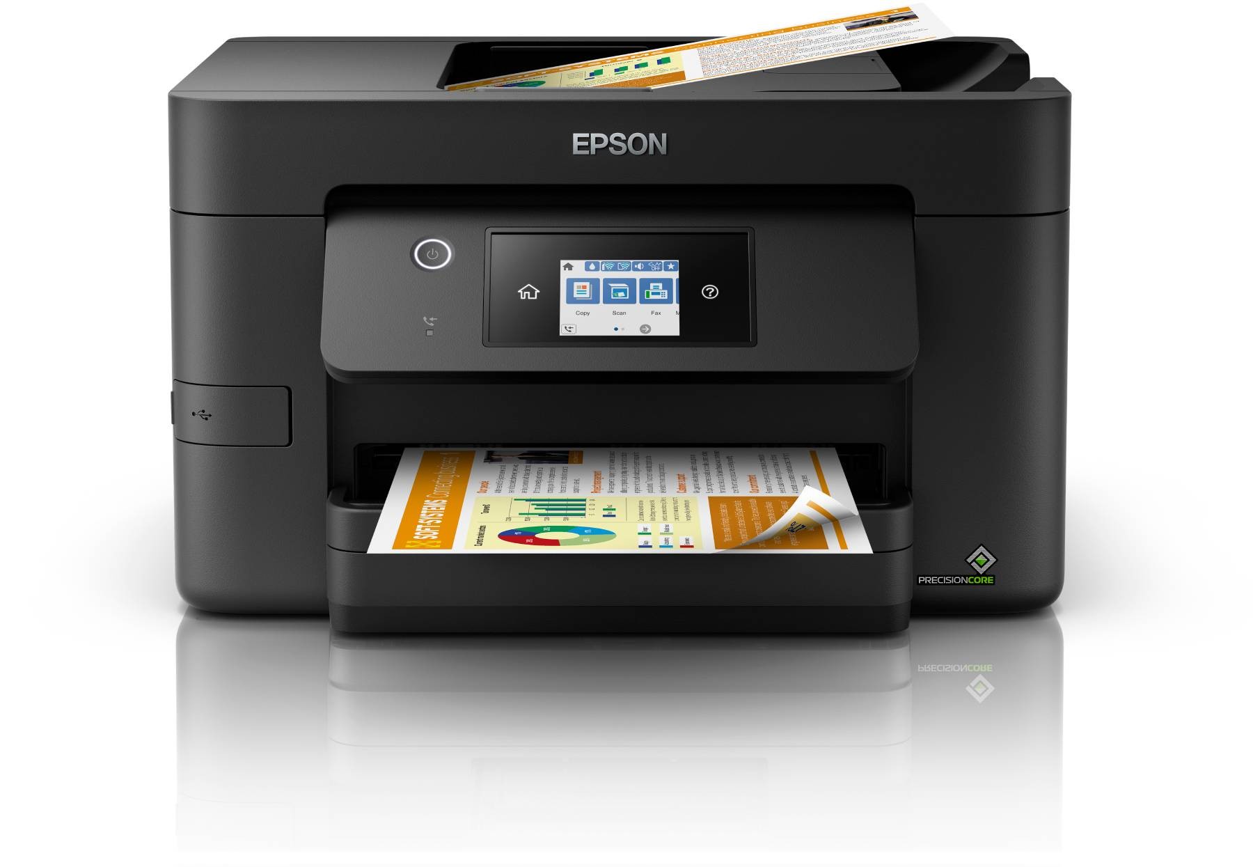 EPSON Imprimante jet d'encre WF-3820DWF Noire  WF-3820DWF