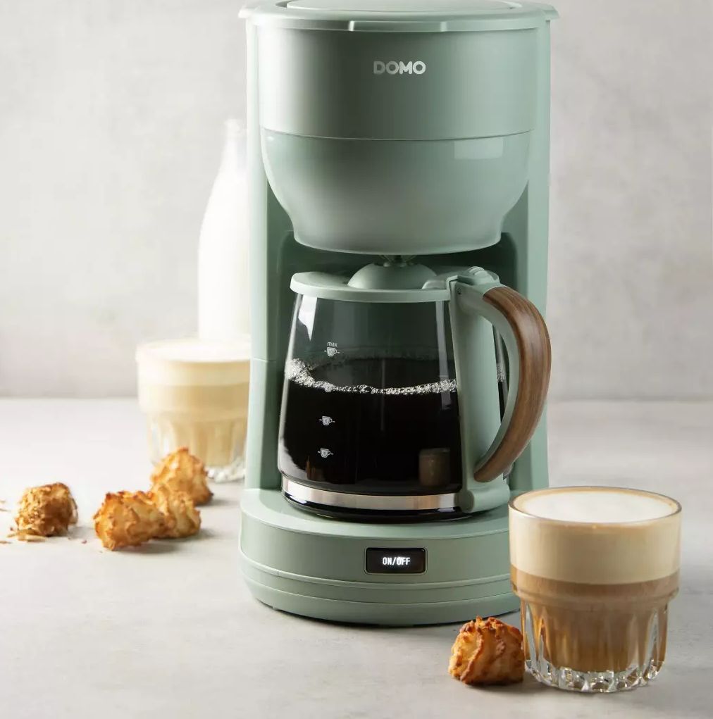 Cafetière DOMO 1.25L 10 tasses Vert - DO755K