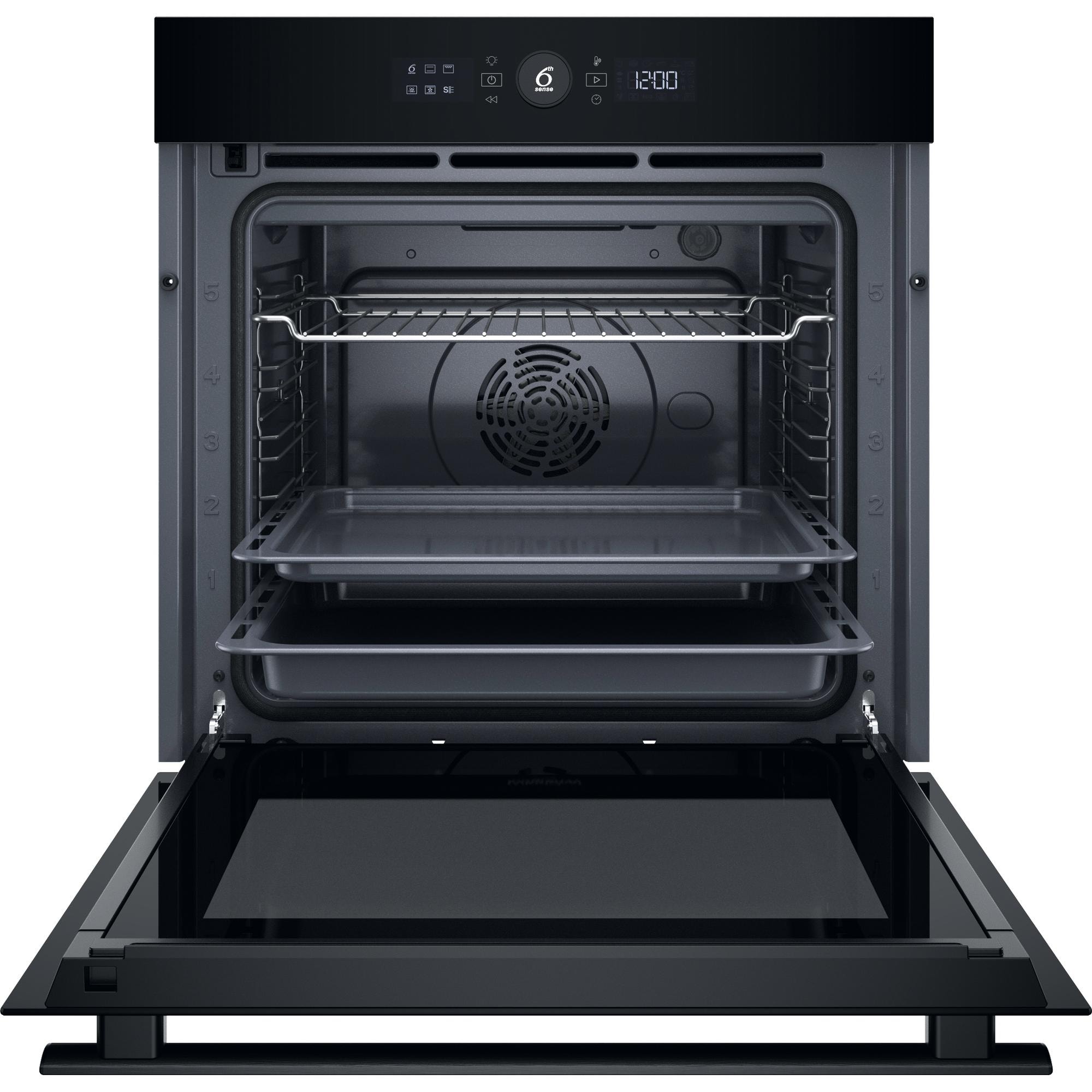 Four encastrable pyrolyse WHIRLPOOL Chaleur tournante ou pulsée, 73L, Noir - WOI4S8PM0SBAF Four encastrable pyrolyse WHIRLPOOL Chaleur tournante ou pulsée, 73L, Noir - WOI4S8PM0SBAF