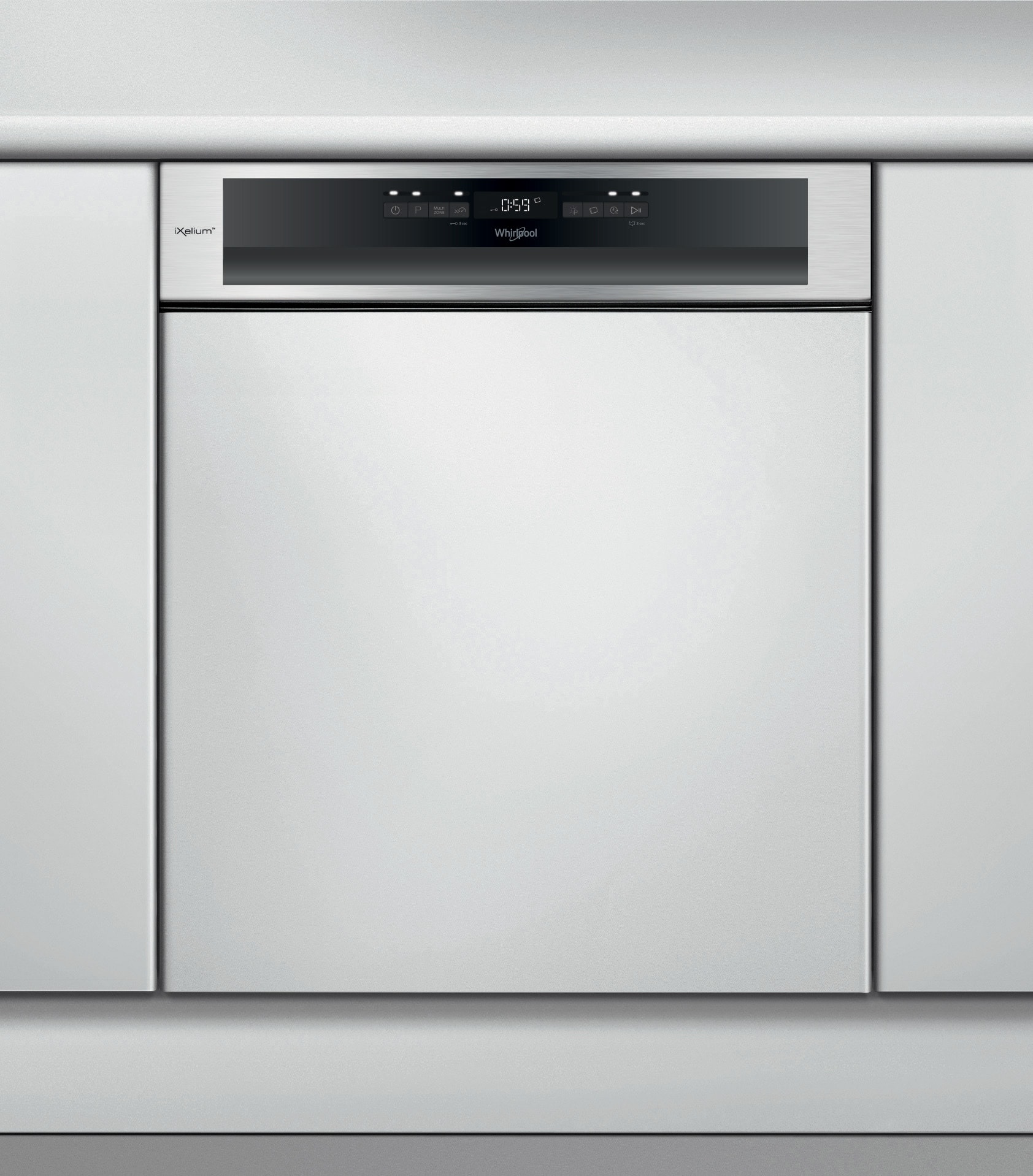 Lave vaisselle encastrable 60 cm WHIRLPOOL 6ème Sens 14 couverts 43dB Inox - WCBO3T133PFI