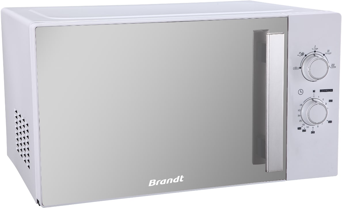 BRANDT Micro ondes 900W 26L Blanc - SM2606W