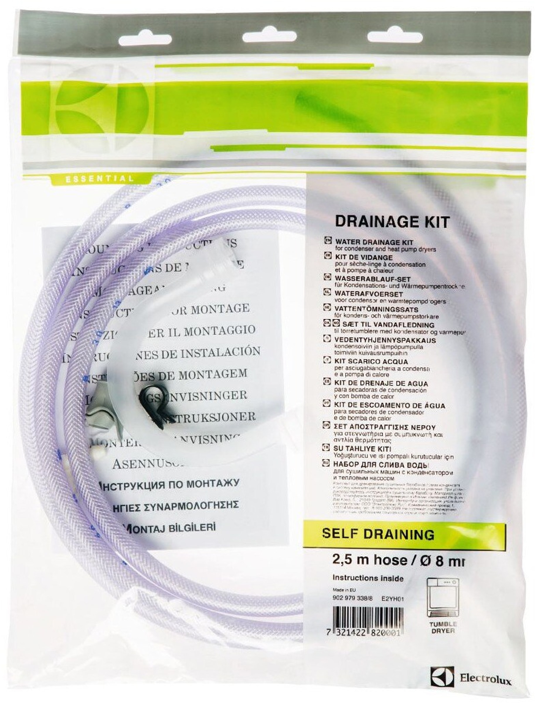 Kit d'évacuation ELECTROLUX  E2YH01