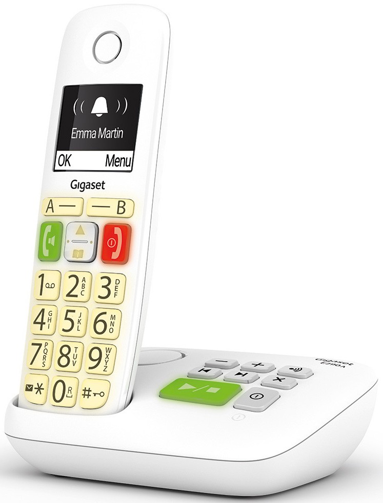 Téléphone sans fil GIGASET E290 avec répondeur - E290A-BLANC