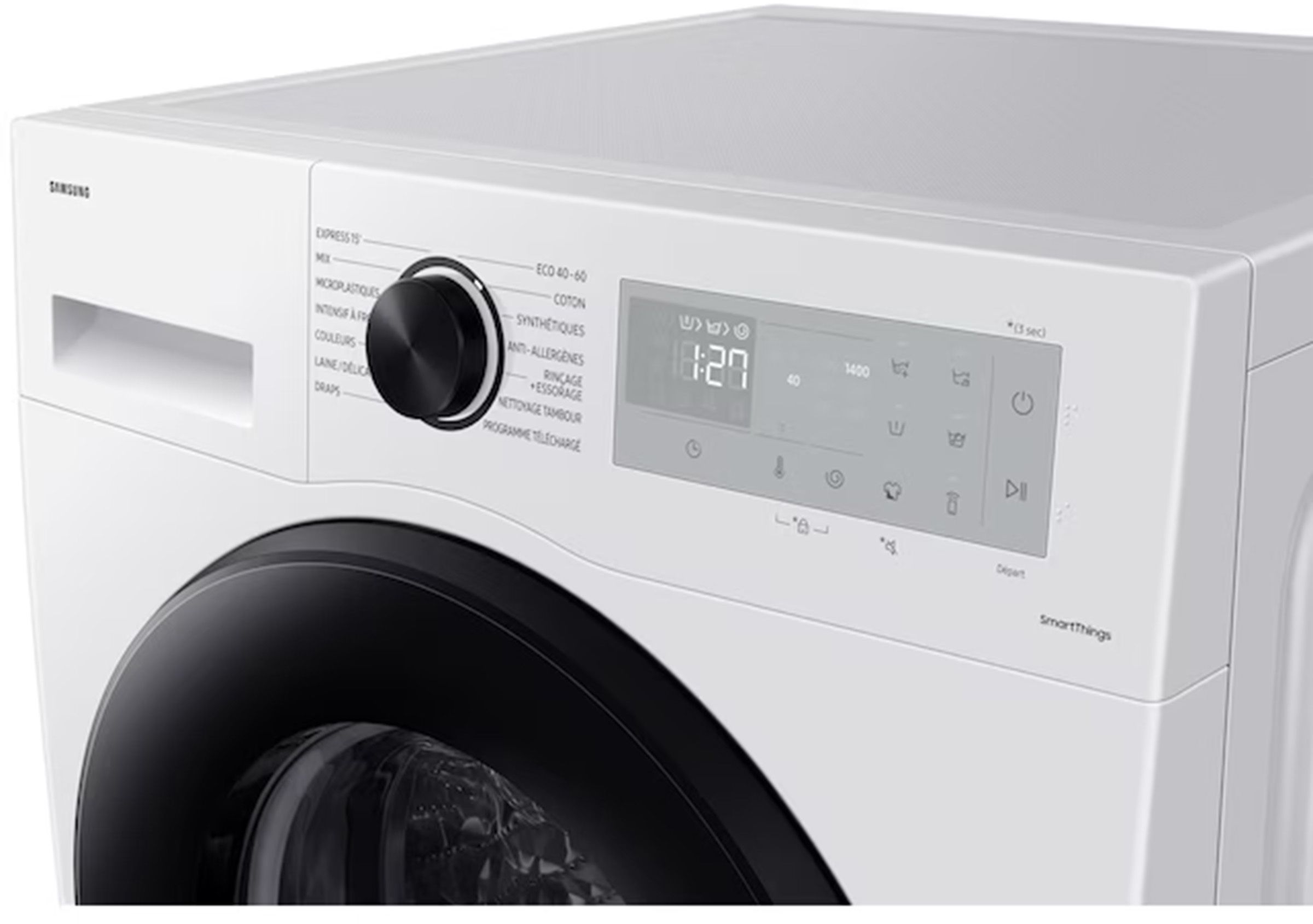 Lave linge Frontal SAMSUNG 9kg 1400trs/min Blanc - WW90CGC04DAH