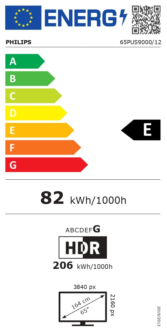 TV QLED 4K 164 cm PHILIPS Ambilight, 144Hz, 65" - 65PUS9000 TV QLED 4K 164 cm PHILIPS Ambilight, 144Hz, 65" - 65PUS9000