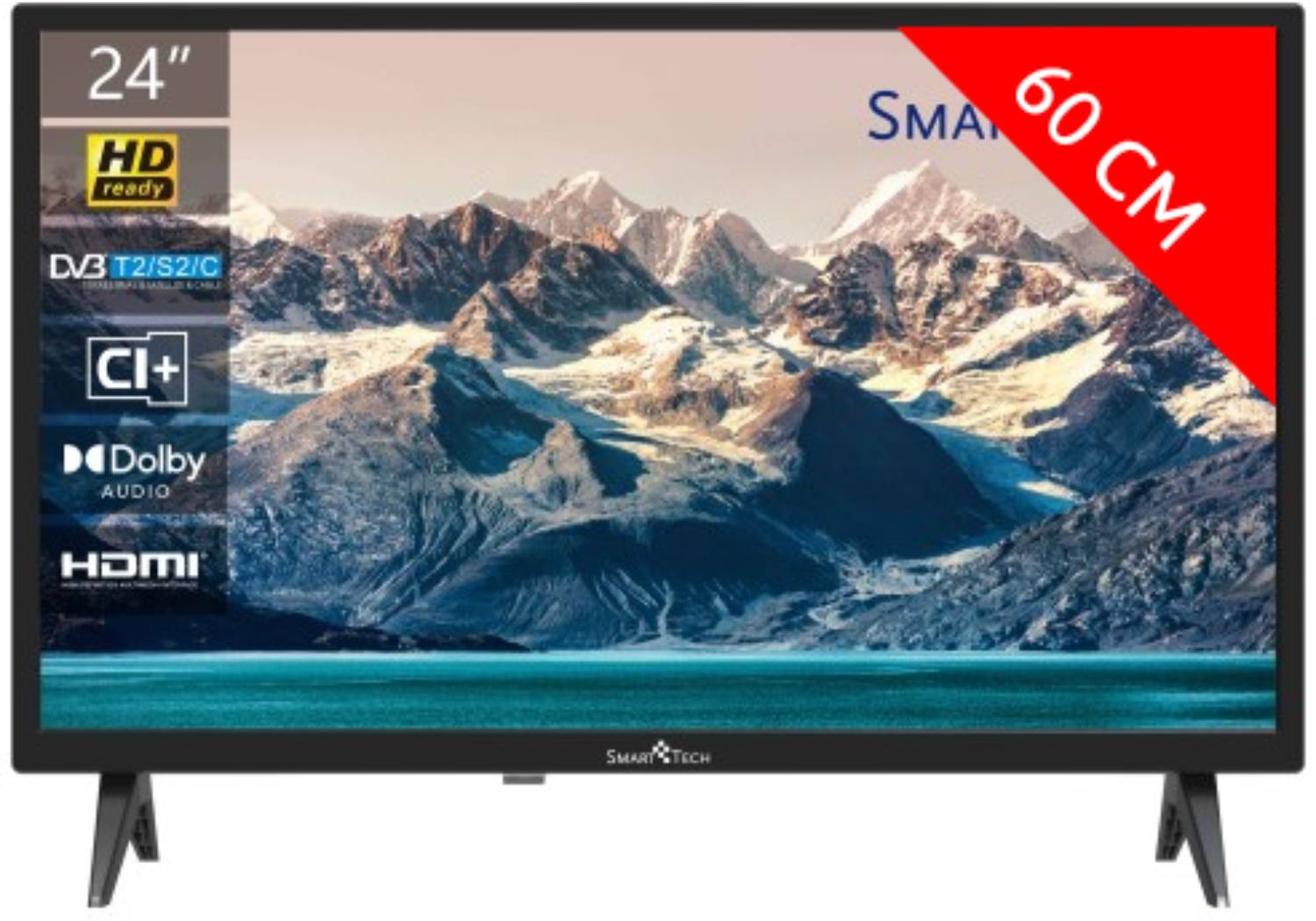 TV LCD 60 cm SMART TECH - 24HN10T2 TV LCD 60 cm SMART TECH - 24HN10T2