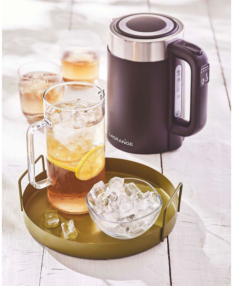 Bouilloire LAGRANGE Température réglable 1,7L 2000W Noir - 509041