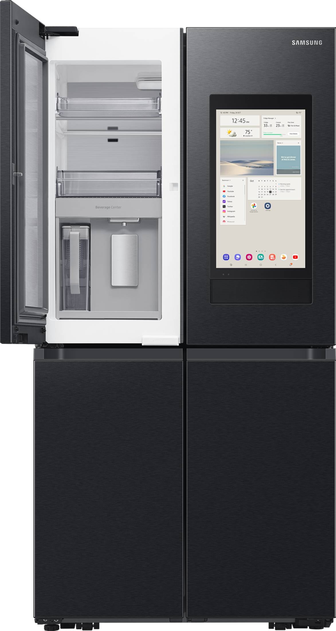 Réfrigérateur américain SAMSUNG 636L No Frost Noir RF65DG9H0EB1