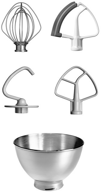 Robot culinaire KITCHENAID 300W, 4,8L, Gris - 5KSM175PSECU Robot culinaire KITCHENAID 300W, 4,8L, Gris - 5KSM175PSECU