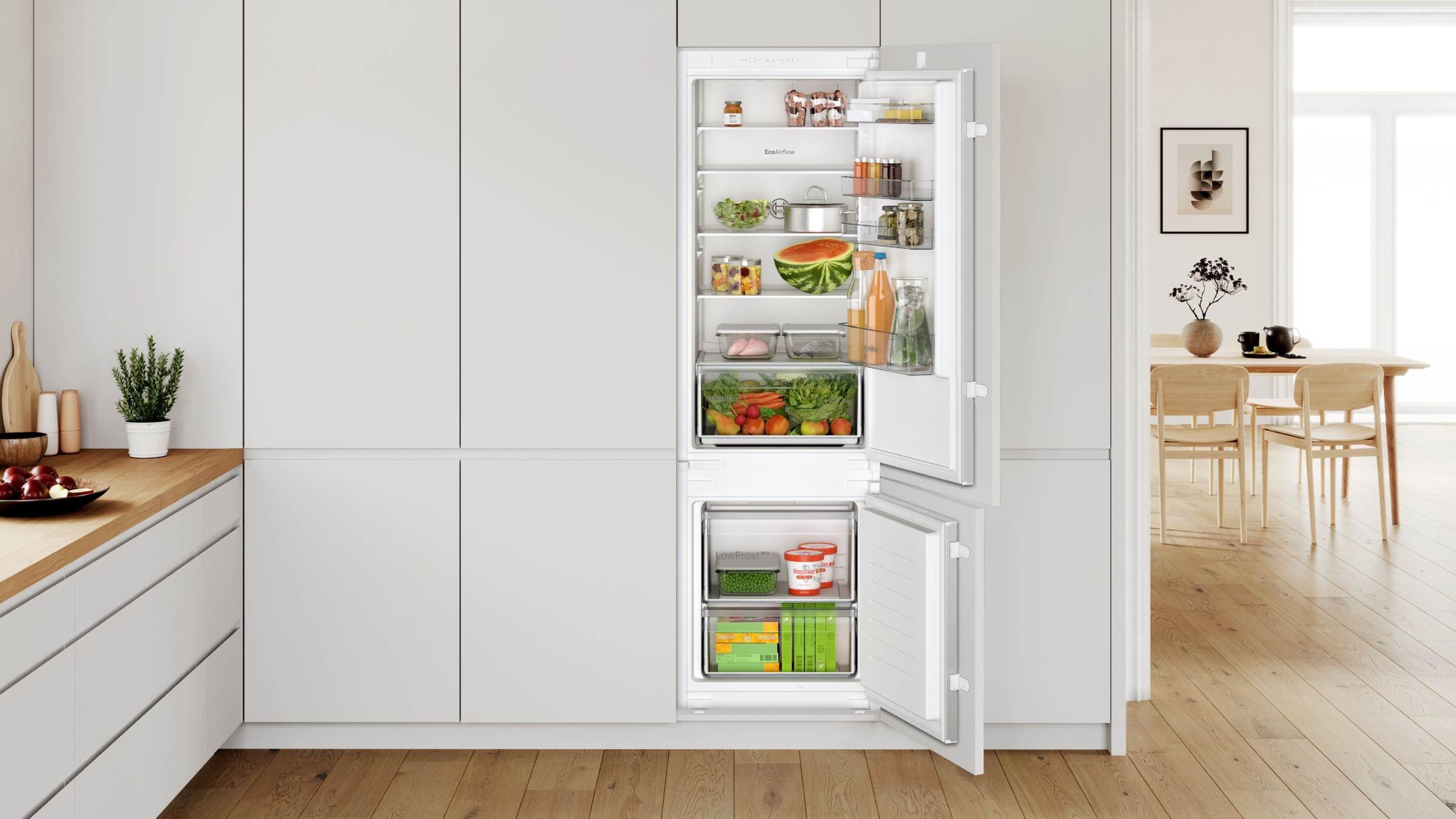 BOSCH Réfrigérateur congélateur encastrable  - KIV87NSE0