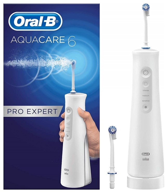 ORAL-B Hydropulseur AquaCare 6 Jet Dentaire Blanc  AQUACARE6