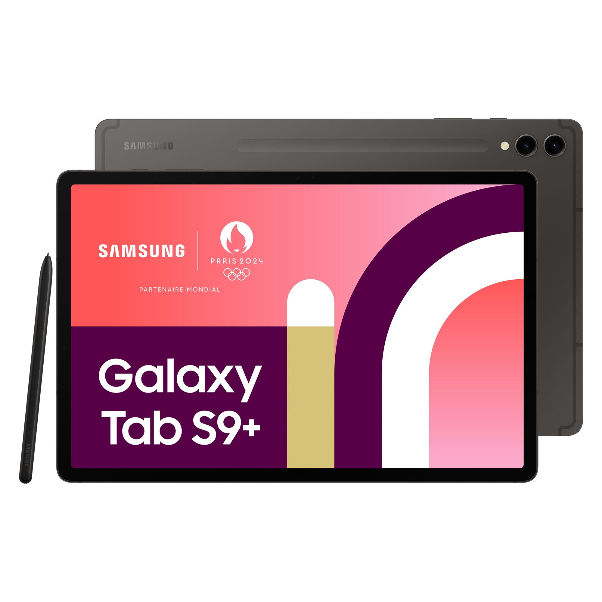 SAMSUNG Tablette tactile Galaxy Tab S9+ Wifi 256Go 12.4" Anthracite  SM-X810NZAAEUB