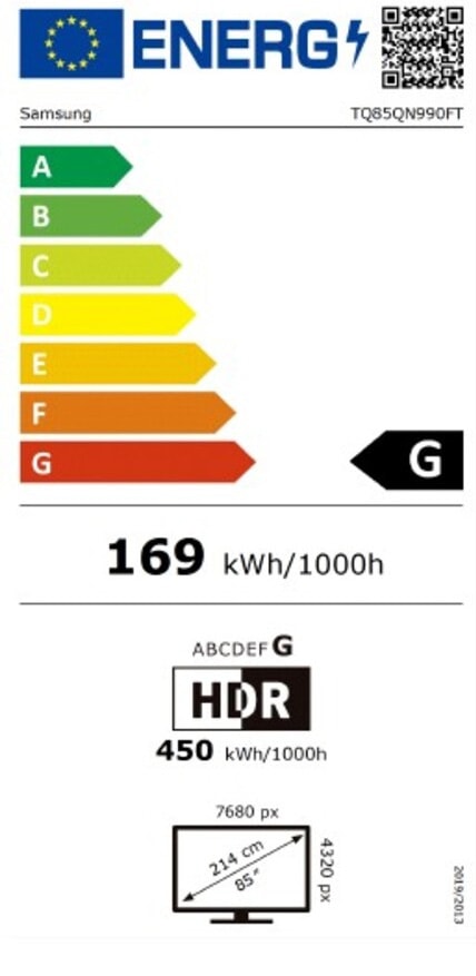 TV Neo QLED 8K 214 cm SAMSUNG  - TQ85QN990F