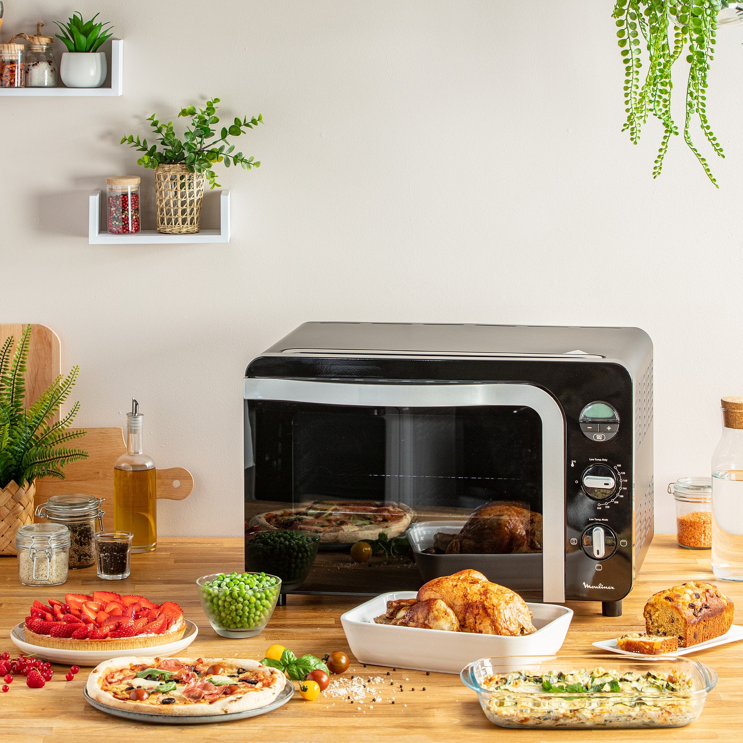 Mini four MOULINEX 39L Chaleur tournante Noir - OX283810