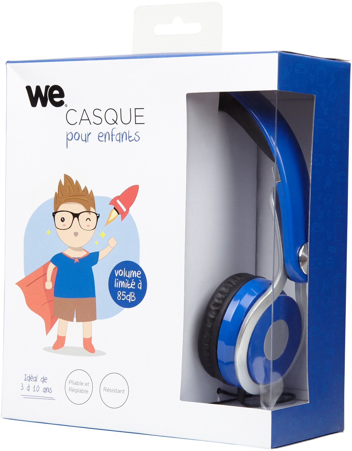 Casque audio enfant EKIDS  - WECASKIDB