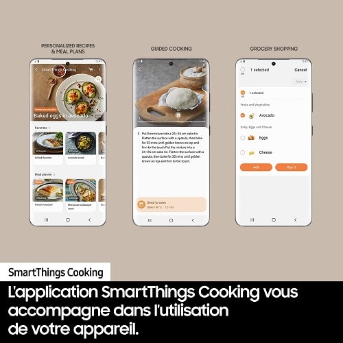 Micro ondes Encastrable SAMSUNG Steam Clean WiFi 1650W 50L Anthracite - NQ5B4513GBB Micro ondes Encastrable SAMSUNG Steam Clean WiFi 1650W 50L Anthracite - NQ5B4513GBB
