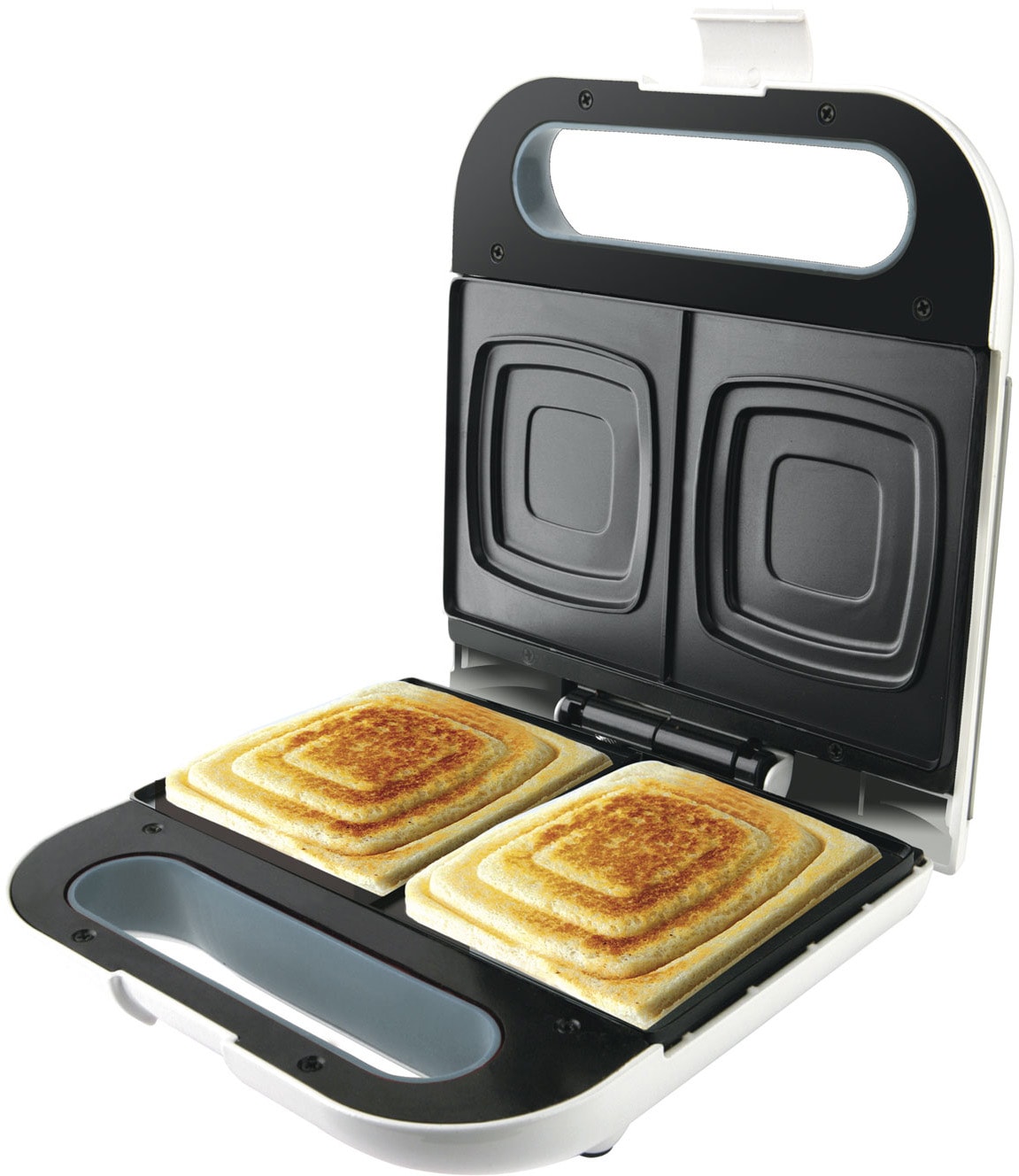 Appareil à croque monsieur TAURUS 4 jeux de plaques 800W Blanc - MYSANDWICH