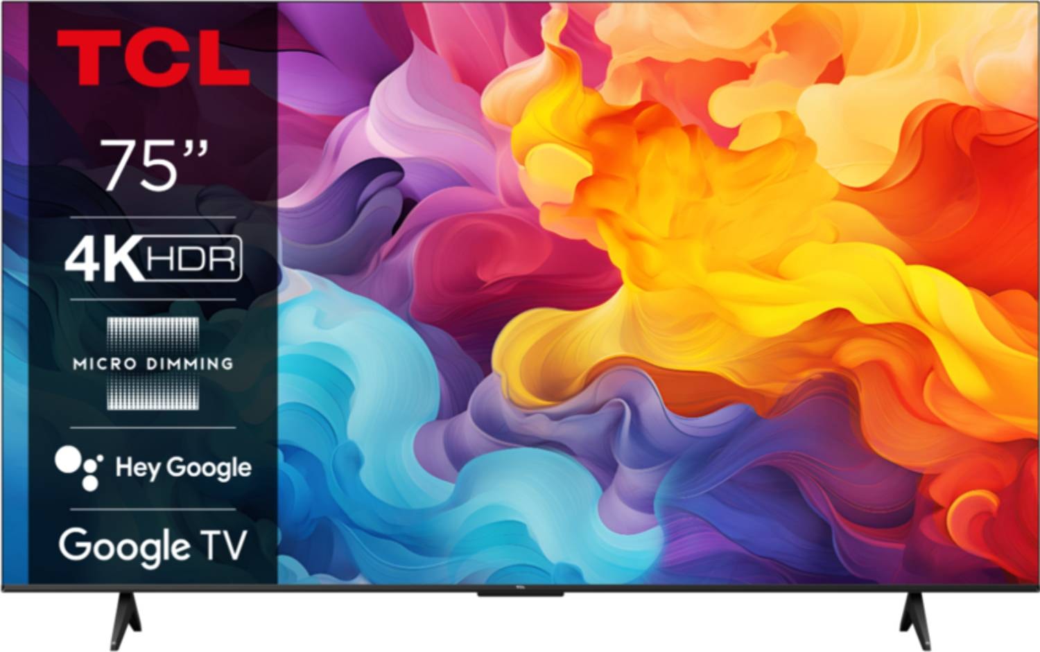 TV LED 4K 189 cm TCL 75" HDR Google TV Game Master 2.0 - 75V6B TV LED 4K 189 cm TCL 75" HDR Google TV Game Master 2.0 - 75V6B