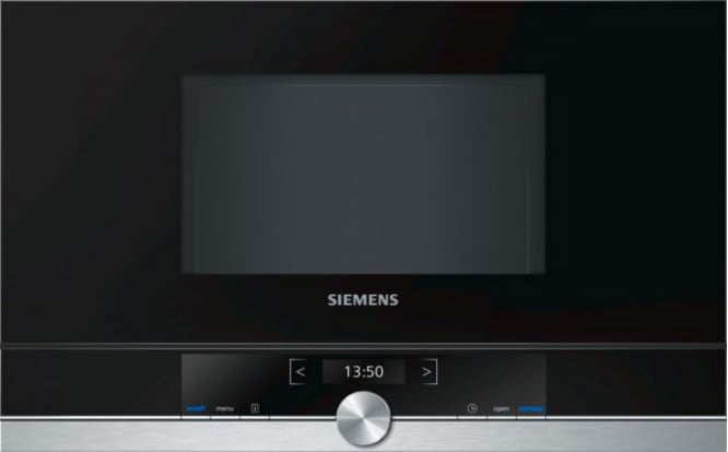 SIEMENS Micro ondes Encastrable Grill  IQ700 1300W 21L Noir - BE634LGS1