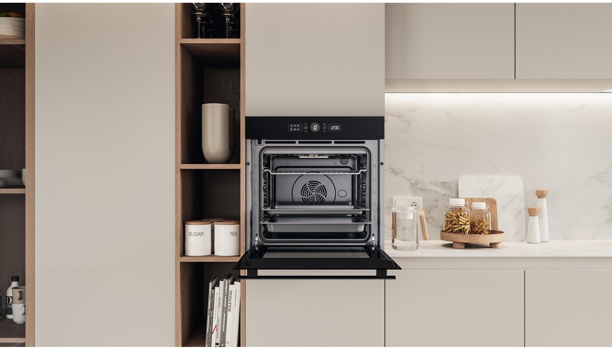 Four encastrable pyrolyse WHIRLPOOL Chaleur tournante ou pulsée, 73L, Noir - WOI4S8PM0SBAF Four encastrable pyrolyse WHIRLPOOL Chaleur tournante ou pulsée, 73L, Noir - WOI4S8PM0SBAF