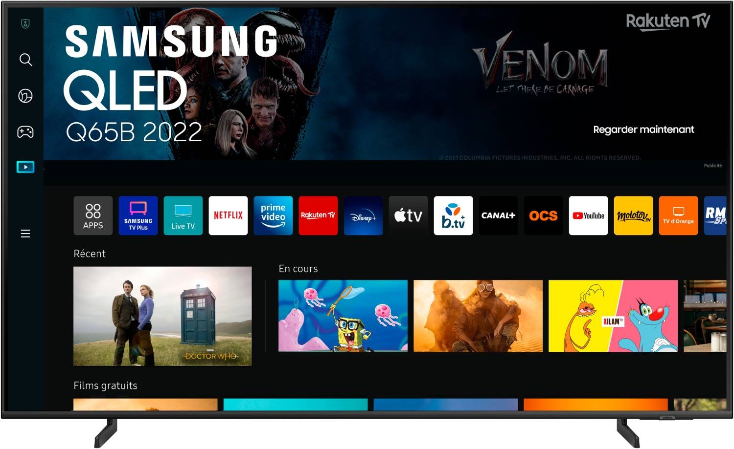 SAMSUNG TV QLED 4K 163 cm QE65Q65B SAMSUNG TV QLED 4K 163 cm QE65Q65B