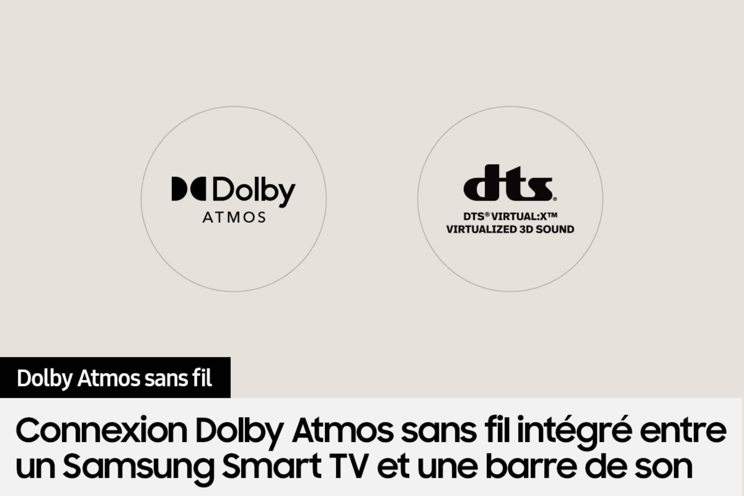 Barre de son SAMSUNG S-Series, ,3.1, Blanc - HW-S801B/ZF Barre de son SAMSUNG S-Series, ,3.1, Blanc - HW-S801B/ZF