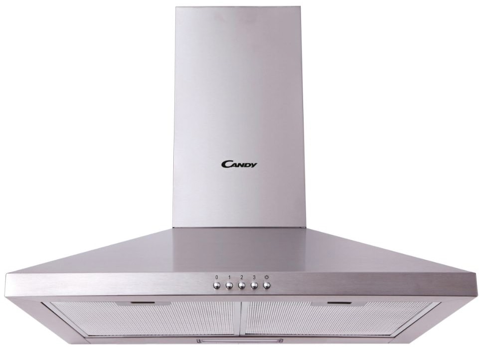 Hotte decorative murale CANDY 60cm 69dB Inox CCE160XGG