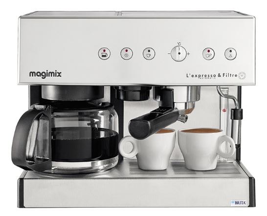 Combiné Expresso MAGIMIX 1.4L 10 tasses 19 bars 11423
