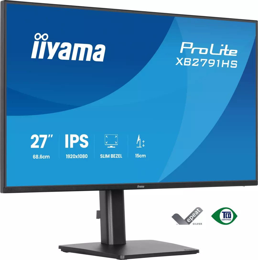 Ecran 27 pouces Full HD IIYAMA IPS HDMI DisplayPort Noir - XB2791HS-B1