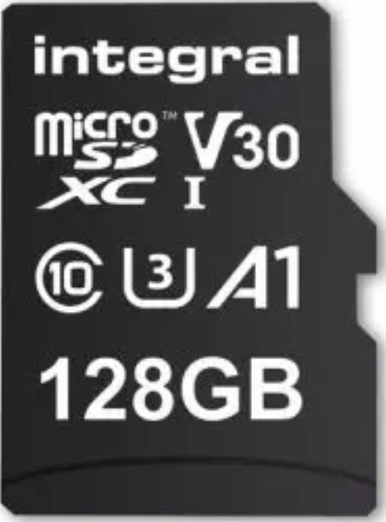 Carte mémoire 128 Go INTERAUDIO Adaptateur SD inclus INMSDX128G-100V30