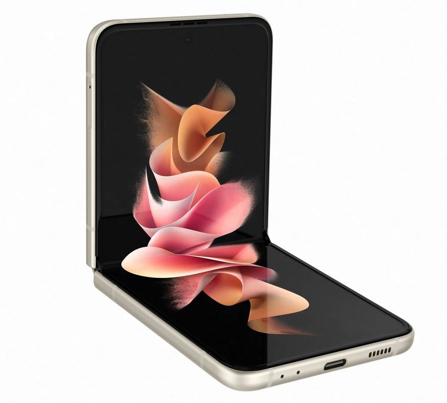 SAMSUNG Smartphone Galaxy Z FLIP 3 Crème  GALAXY-ZFLIP3-128-CR